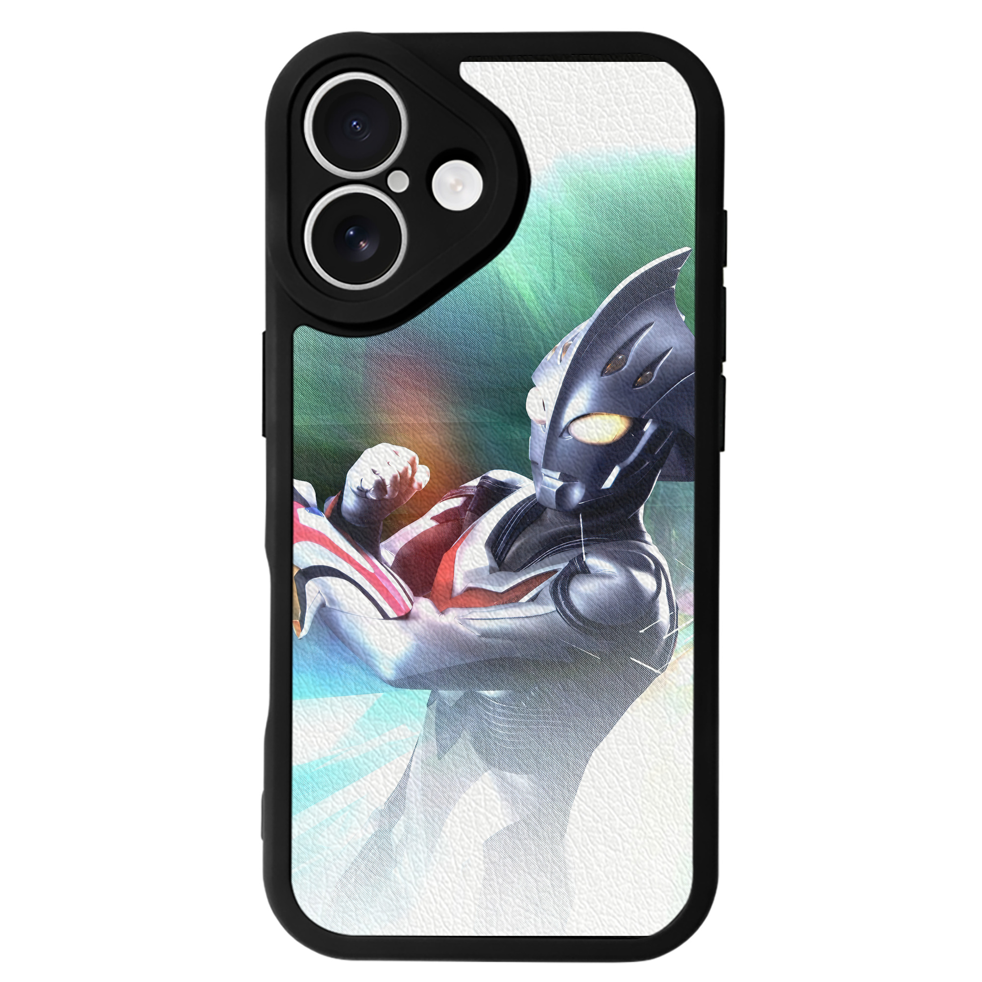 （画像用） ウルトラマン Ultraman 【iPhone 16シリーズ対応】シリコンスマホケース（レザー調） 材質：シリコン